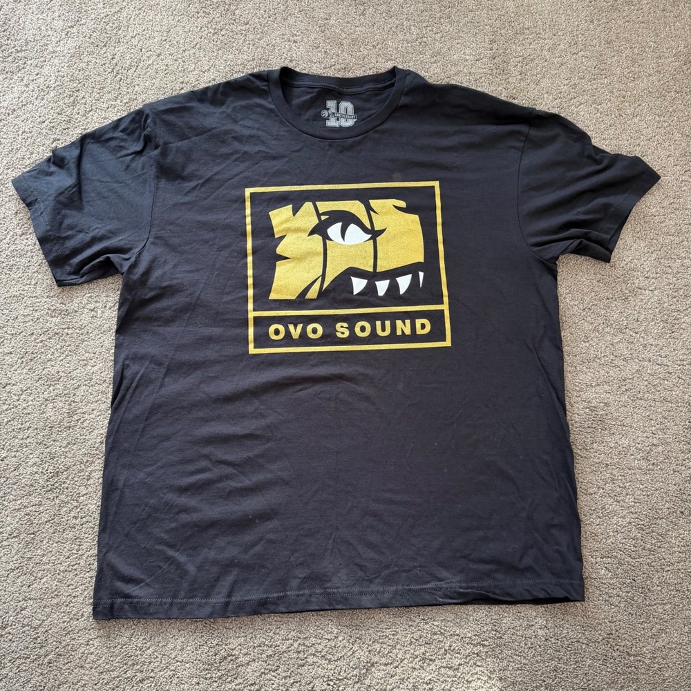 OVO Sound Black 10th Anniversary Graphic‎ T Shirt Mens XL Drake October Very Own